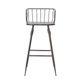 BARCHAIR GREY IRON PROVENCE 70 - CHAIRS, STOOLS